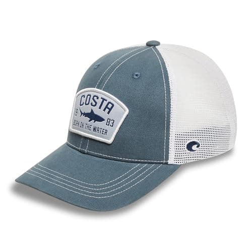 Costa Del Mar Mens Chatham Trucker Hat + Sun Protection + Outdoor Activities + Sturdy Construction + Wide Fit + UV Prote