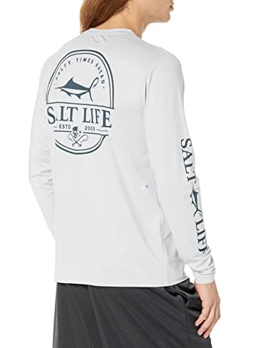 Salt Life Men's Dragnet SLX Long Sleeve Classic Fit Fishing Shirt