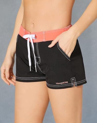 Meegsking Women Quick Dry Swimwear Trunks with Soft Inner Lining
| Meegsking Women Quick Dry Sports Board Shorts
| Meeg