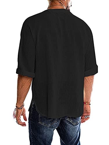 Rela Bota Men's V-Neck Short Sleeve Beach Shirt Printing Yoga Top
| Rela Bota Men's Short Sleeve Beach V-Neck Drawing S