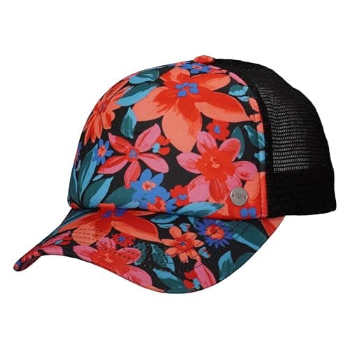Roxy Women's WaterComeDown Trucker Hat Lightweight Breathable Summer Sun Protection Hat
Roxy Women's Water Come Down Tru — Anthracite Floral Fiesta Big
