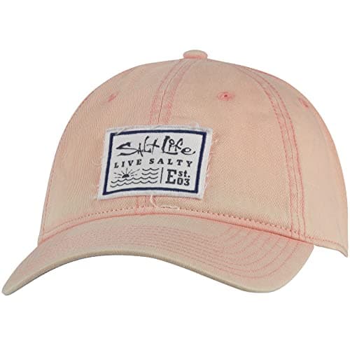 Salt Life Women's Summer Wide Brim Sun Hat Protection Fashionable Beach Hat Medium Size UV Blocking