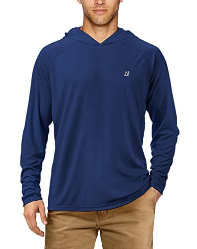 UPF 50+ Sun Protection Fishing Hoodie for Men Outdoor Activities
| Long Sleeve UV Protection Fishing Shirt for Men Suit — No Thumb Hole-sea Blue