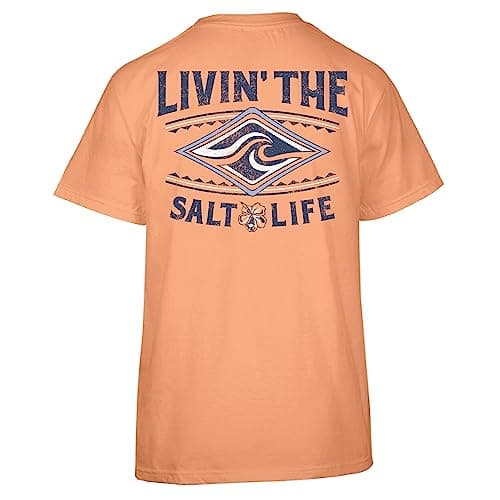 Salt Life Women's Ride The Tide Short Sleeve Unisex Tee + Size + Beach + Comfortable Fit + Moisture Wicking + Eco-Friend