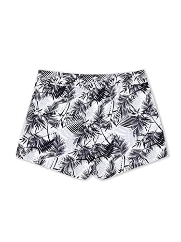 UPF50+ Quick Dry Women's Swim Shorts for Summer Beach Days
| Women's Drawstring Board Shorts: UPF50+ Quick Dry Swim Sho — Botanical White