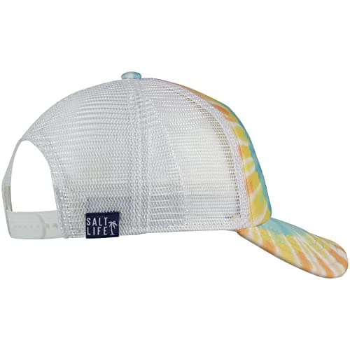 Salt Life Trippy Life Trucker Mesh Hat for Men and Women, Summer Outdoor Hat, Breathable Mesh Design, Adjustable Fit
|