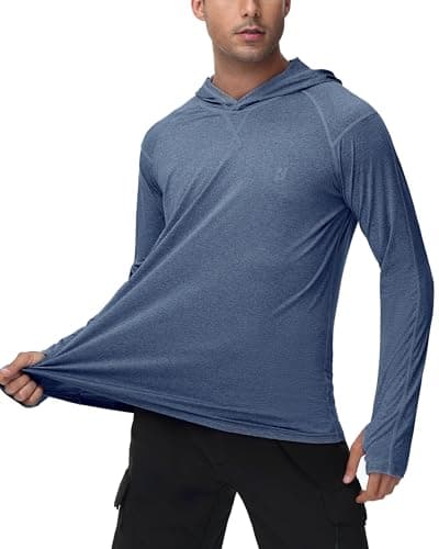 UPF 50+ Mens Fishing Shirts for Hiking and Running
| UV Sun Hoodie Long Sleeve Shirts for Fishing and Swimming
| Global