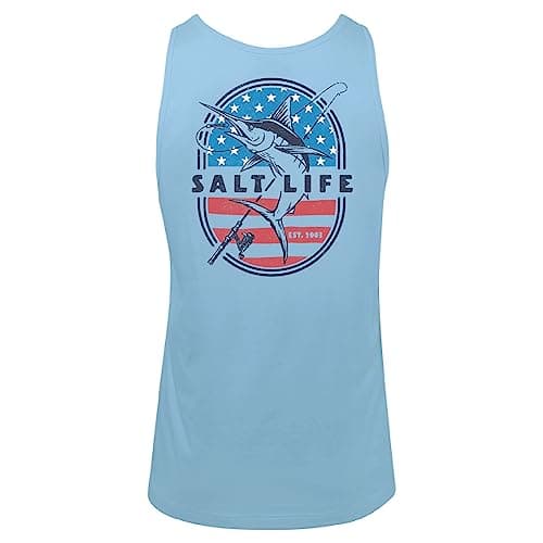 Salt Life Men's Salt-N-Proud Tee for Summer Beach Volleyball Games Cool and Comfortable