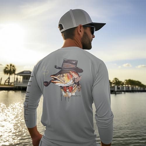 Palmyth Men's Long Sleeve UPF 50+ Fishing Shirt Sun Protection Tee
| Palmyth Men's Long Sleeve UPF 50+ Fishing T-Shirt