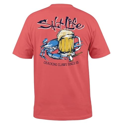 Salt Life Men's Comfortable Short Sleeve Tee for Casual Summer Wear