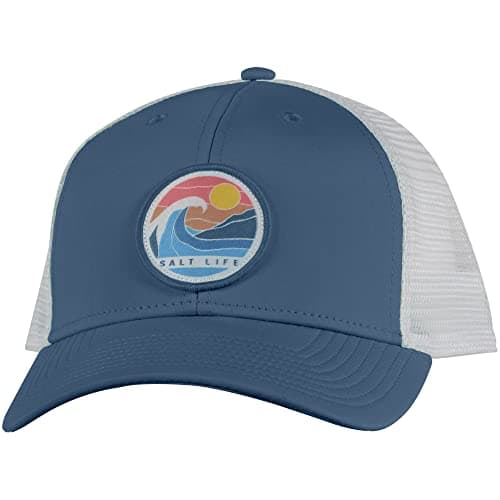 Salt Life Men's Summer Wide Brim Sun Hat for Outdoor Activities UV Protection Hats — Atlantic