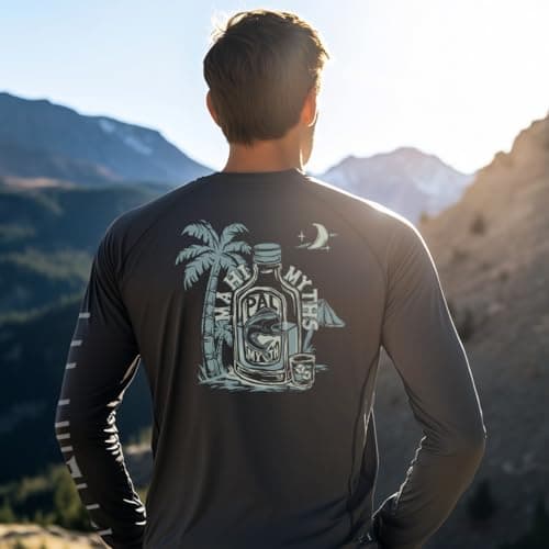 Palmyth Men's Long Sleeve Sun Protection Shirts
| Palmyth UV UPF 50+ Fishing Shirts for Men
| Palmyth Quick Dry Men's L
