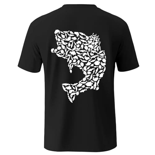 Palmyth Sun Protection Men's Short Sleeve Fishing Shirt UPF 50+ Quick Dry
| Palmyth Men's Short Sleeve Fishing Shirt UP — Black / Bass