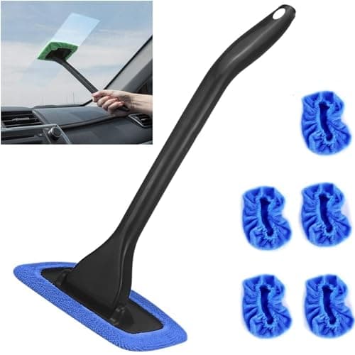 Windshield Cleaning Wand for Auto Window Cleaner
| Reusable Windshield Cleaning Cloths for Car Interior
| Dirty Car Was — Blue