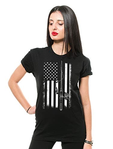 Silk Road Tees American Flag Fishing T-Shirt for Men
| Funny Mens American Flag Fishing Shirts
| Mens Graphic T-Shirts