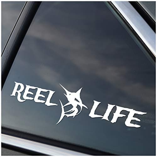 Reel Life Saltwater Edition Vinyl Decal - Durable Outdoor Design for Boat Owners
| Reel Life Saltwater Edition Vinyl De