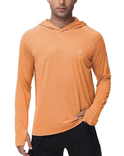 UPF 50+ Mens Fishing Shirts for Hiking and Running
| UV Sun Hoodie Long Sleeve Shirts for Fishing and Swimming
| Global — A02-hua Grey Orange