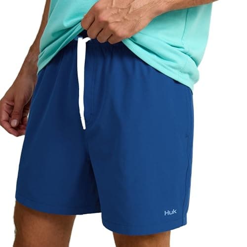 HUK Pursuit Volley Quick-Dry Fishing Shorts for Men Fast Drying Breathable Water Resistant Perfect for Summer Fishing Tr — Set Sail