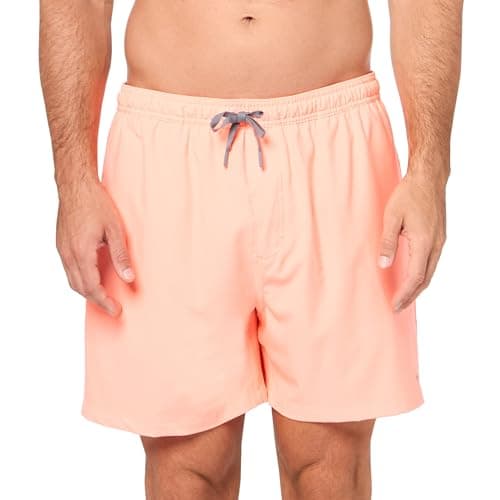 HUK Pursuit Volley Quick-Dry Fishing Shorts for Men Fast Drying Breathable Water Resistant Perfect for Summer Fishing Tr — Neon Orange