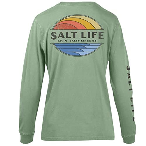 Salt Life Men's Vintage Rays Long Sleeve Boyfriend Tee for Casual Wear Comfort and Style Surf Lifestyle