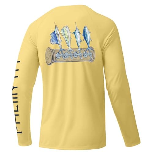 Palmyth Fishing Shirts for Men Long Sleeve UPF 50+ Sun Protection Tee
Palmyth Fishing Shirts for Men Sun Protection Sun — Yellow / Tapped