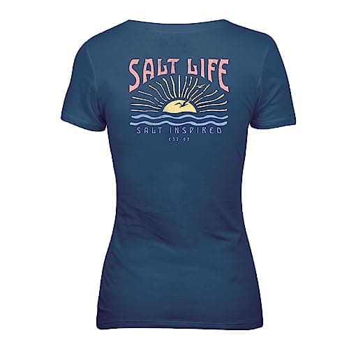 Salt Life Women's Good Morning Sunshine Short Sleeve V-Neck Tee for Summer Fun
| Salt Life Women's Good Morning Sunshin