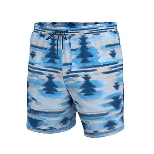 HUK Pursuit Volley Quick-Dry Fishing Shorts for Men Fast Drying Breathable Water Resistant Perfect for Summer Fishing Tr — Suncast - Harbor Mist