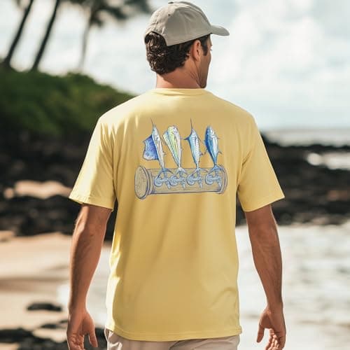 Palmyth Mens Fishing Shirts Short Sleeve UPF 50+ UV Sun Protection Shirt
| Palmyth Mens Fishing Shirts Quick Dry UPF 50