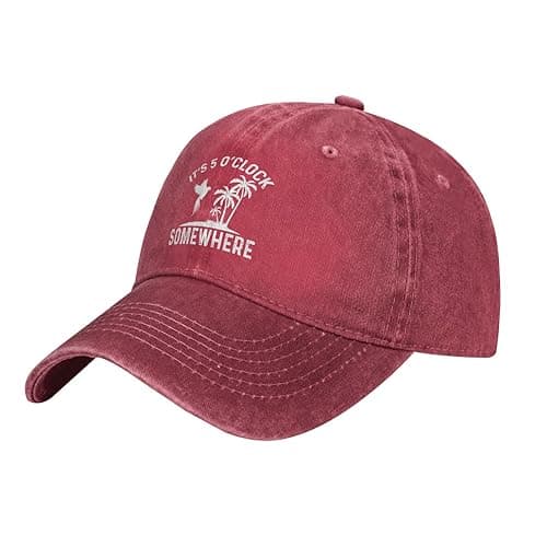 Philysonic 5 Oclock Somewhere Hat Women Baseball Hat for Summer Cool Hats