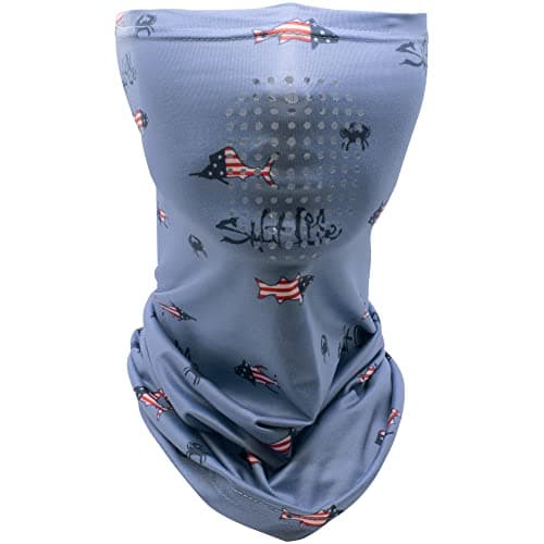 Salt Life unisex-adult athletic face shield for outdoor activities UV protection clear vision lightweight designmedium s