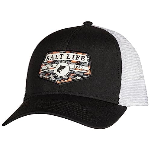 Salt Life Kids Journey Youth Hat - Adjustable Fit, Water-Wicking Fabric, Outdoor Adventures Hat for Boys and Girls, One