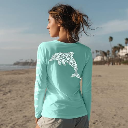 Palmyth Women's Fishing Shirt UPF 50 Sun Protection for Summer Fishing Outings
| Palmyth Long Sleeve Women's Fishing Sh