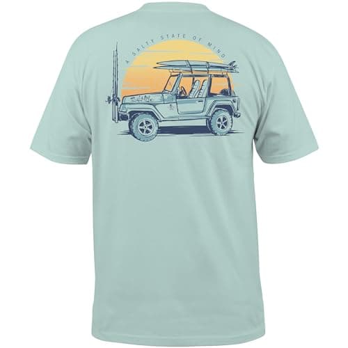 Salt Life Men's Fishin' Short Sleeve Tee 4-Wheel Style Surfboard Graphic
| Salt Life Men's Fishin' Short Sleeve Tee Per — Fresh Mint