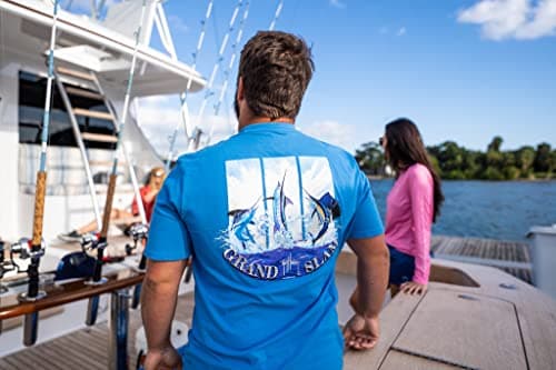Guy Harvey Men’s Threadcycled Short Sleeve T-Shirt for Outdoor Adventuresfeatures UV protection, substantial comfort, an