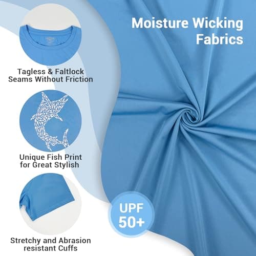 Palmyth Sun Protection Men's Short Sleeve Fishing Shirt UPF 50+ Quick Dry
| Palmyth Men's Short Sleeve Fishing Shirt UP