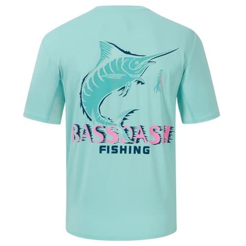 BASSDASH Men's UPF 50+ Fishing Graphic T-Shirt Quick Dry UV Sun Protection Casual Outdoor FS46M