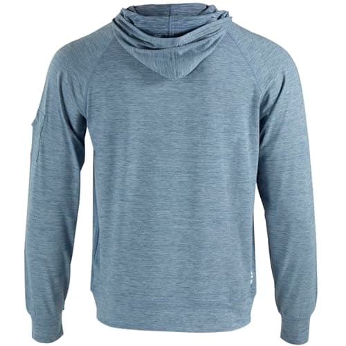 Salt Life Men's Endurance Long Sleeve Performance Hoodie for Active Men in Hot Weather Sports