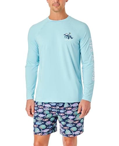 Life is Good Men's Long Sleeve Sun Shirt + UV Protection + ComfortableFit + Ideal for Outdoor Activities + Lightweight + — Pool Party
