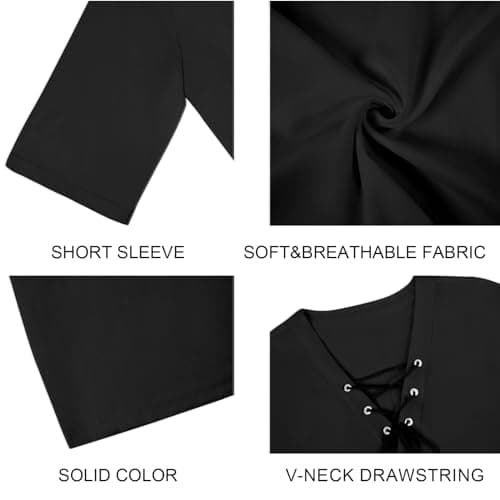 Rela Bota Men's V-Neck Short Sleeve Beach Shirt Printing Yoga Top
| Rela Bota Men's Short Sleeve Beach V-Neck Drawing S
