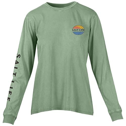 Salt Life Men's Vintage Rays Long Sleeve Boyfriend Tee for Casual Wear Comfort and Style Surf Lifestyle
