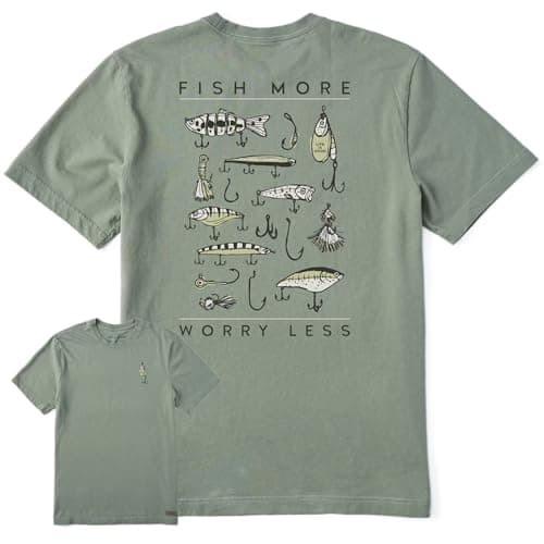 Life is Good Men's Golf Clubs Short Sleeve Tee