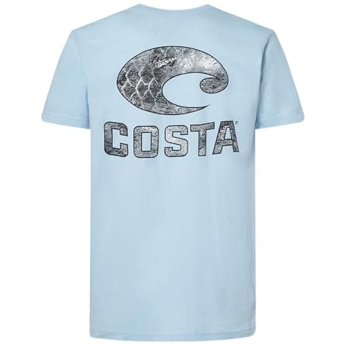 Costa Del Mar Men's Mossy Oak Short Sleeve Crewneck T-Shirt for Outdoor Adventures Comfort and Style