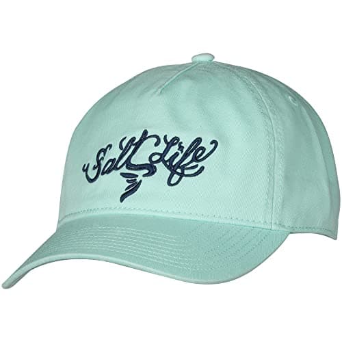 Salt Life Women's Summer Sun Protection Mermaid Hat with Wide Brim and Adjustable Strap