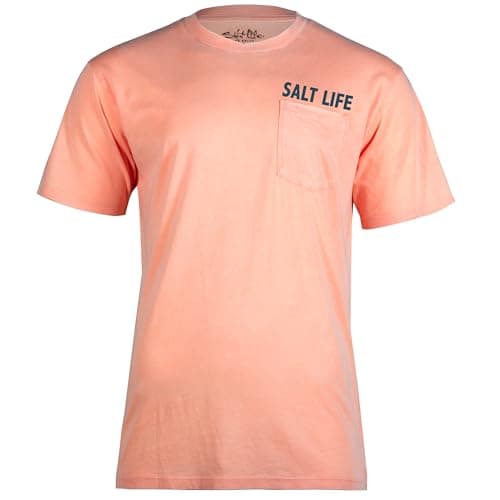 Salt Life Men's Drink Up Short Sleeve Tee - Unisex, Casual Style, Summer Wear, Moisture Wicking, Sizes S-3X, Hot Trend T
