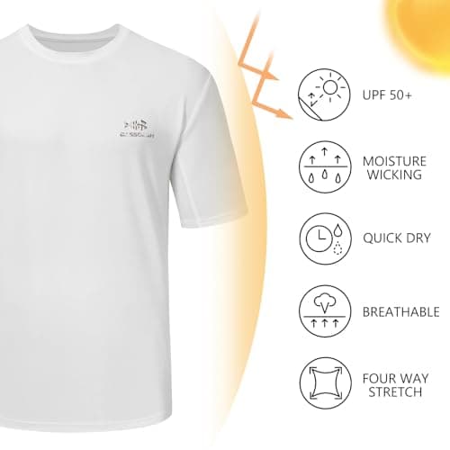 Men's BASSDASH Graphic T-Shirts Short Sleeve Fishing Shirt UPF 50+ Moisture Wicking UV Sun Protection
| Men's BASSDASH