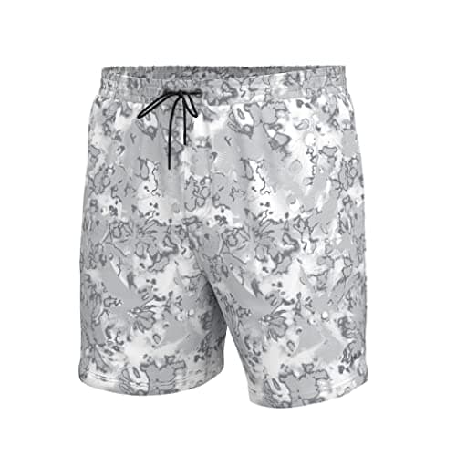 HUK Pursuit Volley Quick-Dry Fishing Shorts for Men Fast Drying Breathable Water Resistant Perfect for Summer Fishing Tr — Fin Flats - Harbor Mist