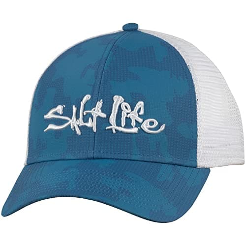 Salt Life Men's Summer Cooling Hat — Reef Blue