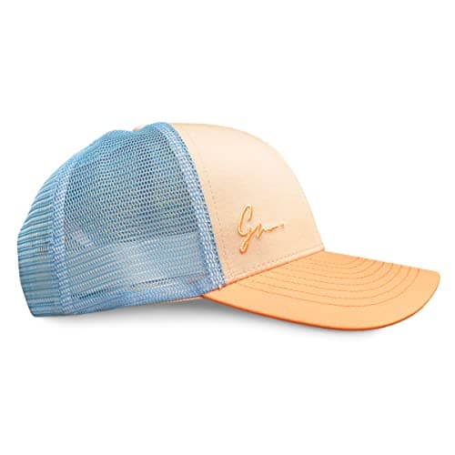 Grace Folly Beach Snapback Baseball Cap for Women - Summer Style — Classic Blue & Peach