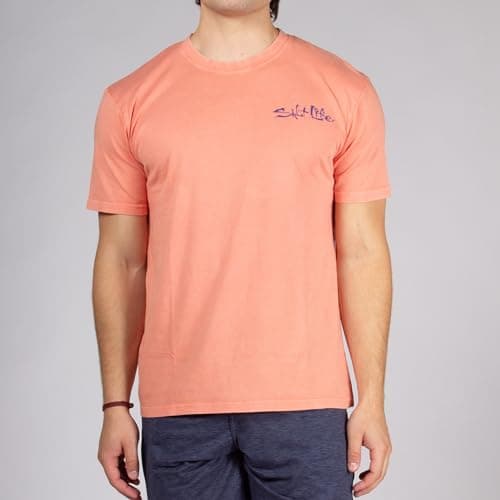 Salt Life Men's Comfortable Sandbar Short Sleeve Tee for Summer Beach Wear  
Salt Life Men's Stylish Sandbar Short Sleev