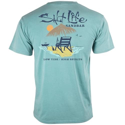 Salt Life Men's Comfortable Sandbar Short Sleeve Tee for Summer Beach Wear  
Salt Life Men's Stylish Sandbar Short Sleev — Seaspray